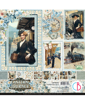 Ciao Bella Eastern Journey 12x12 Inch Paper Pad (12pcs) (CBPM096)
