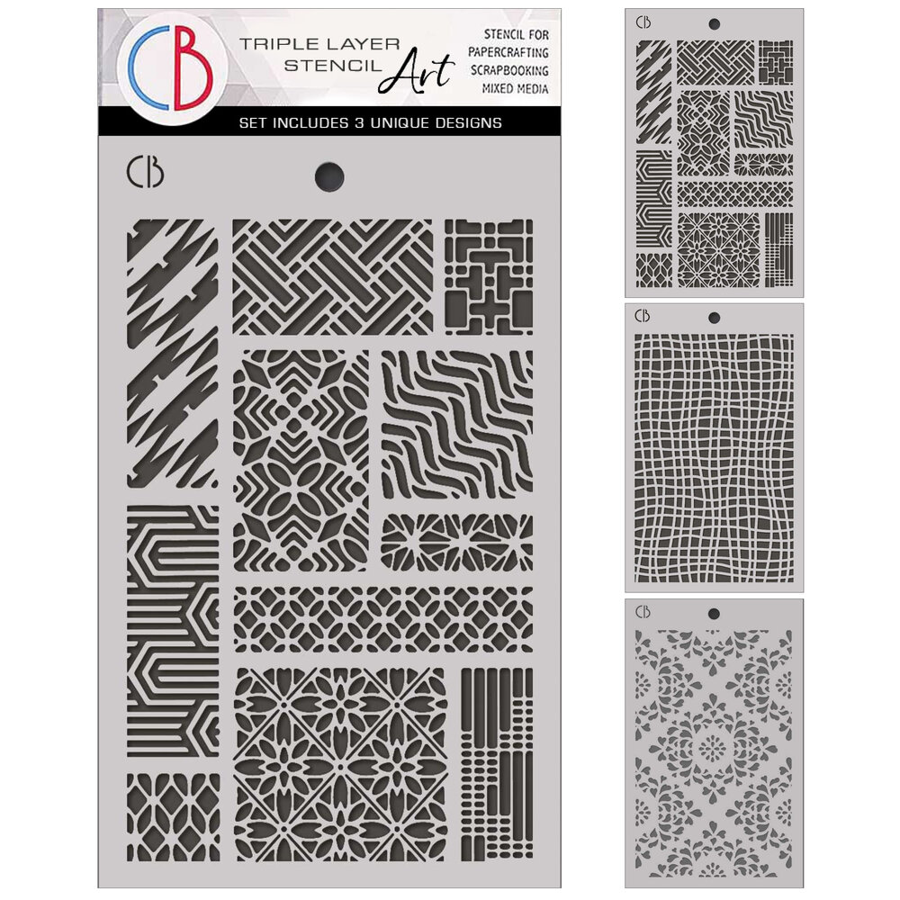 Ciao Bella Eastern Journey 5x8 Inch Stencil Mix Triple Layer Set (MSX012) Ciao Bella Eastern Journey 5x8 Inch Stencil Mix Triple Layer Set (MSX012)