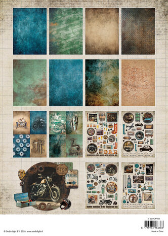 Studio Light Gearhead Workshop A4 Essentials Die-Cut Paper Pad (SL-ES-DCPP436)