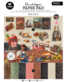 Studio Light BBQ Party A4 Essentials Die-Cut Paper Pad (SL-ES-DCPP437)