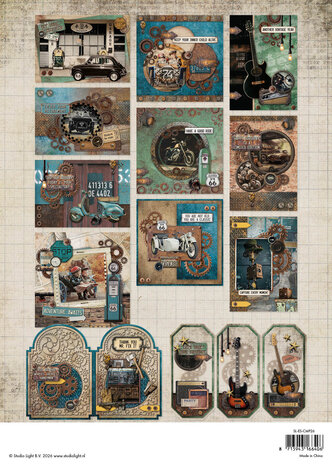 Studio Light Gearhead Workshop A4 Essentials Card Making Paper Pad (SL-ES-CMP26)