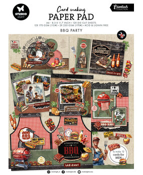 Studio Light BBQ Party A4 Essentials Card Making Paper Pad (SL-ES-CMP27)