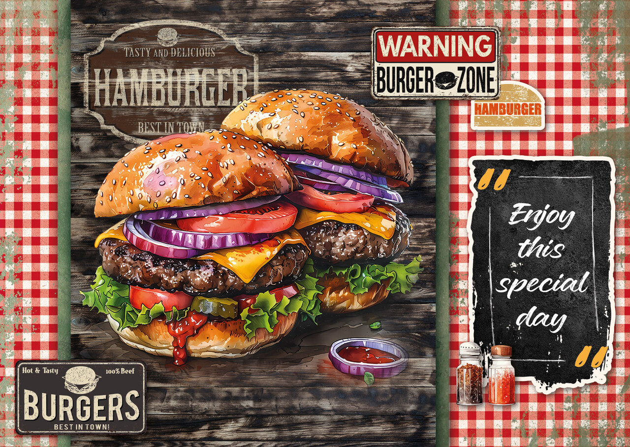 Studio Light BBQ Party A4 Essentials Card Making Paper Pad (SL-ES-CMP27)