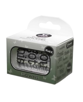 Studio Light Big Wins Black Transparent Stickers on Roll (SL-ES-STIC76)