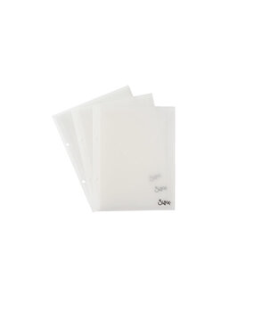 Sizzix Die Storage Envelopes Clear (3pcs) (667096)