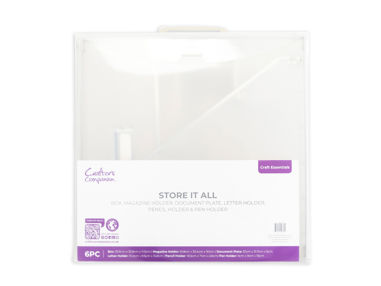 Crafter's Companion Store It All Organisational Storage Set (6pcs) (CC-STR-SIA6)