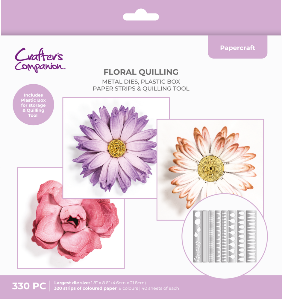 Crafter's Companion Floral Quilling Kit (CC-KIT-FLQU)