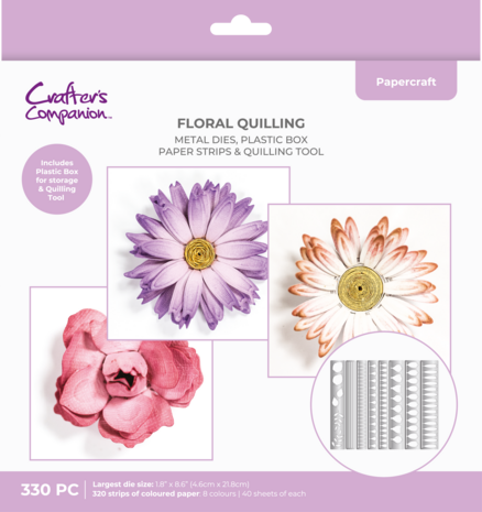 Crafter's Companion Floral Quilling Kit (CC-KIT-FLQU)