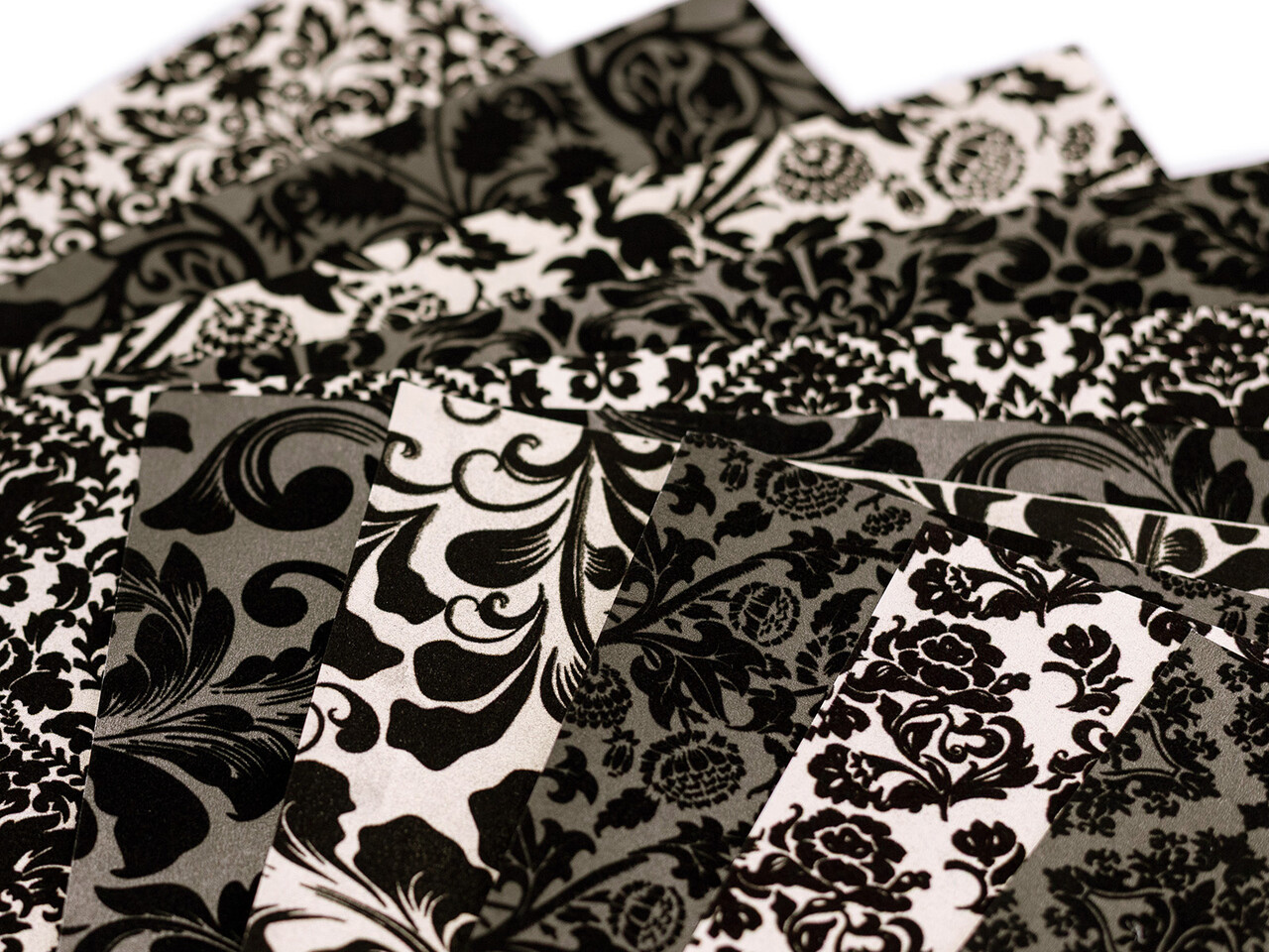 Crafter's Companion Flocked Damask 12x12 Inch Paper Pad (CC-PFLOCK-DAMA)