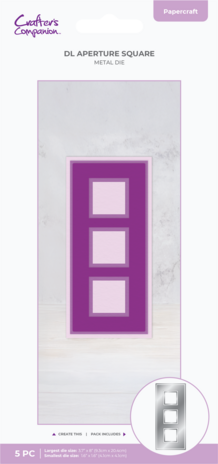 Crafter's Companion DL Aperture Metal Die Square (CC-MD-DASQ)