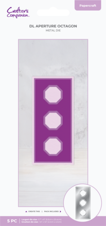 Crafter's Companion DL Aperture Metal Die Octagon (CC-MD-DAOC)