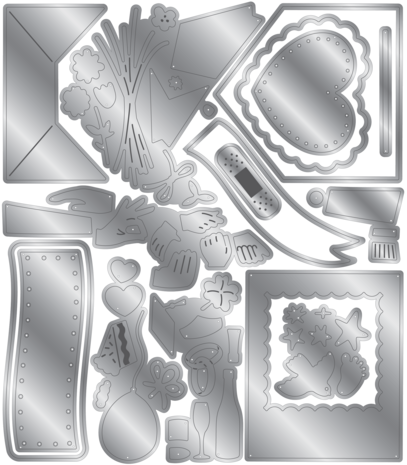 Crafter's Companion Hands and Banners Celebration Stamp & Metal Die Set (CC-STD-HOTH) Crafter's Companion Hands and Banners Celebration Stamp & Metal Die Set (CC-STD-HOTH)