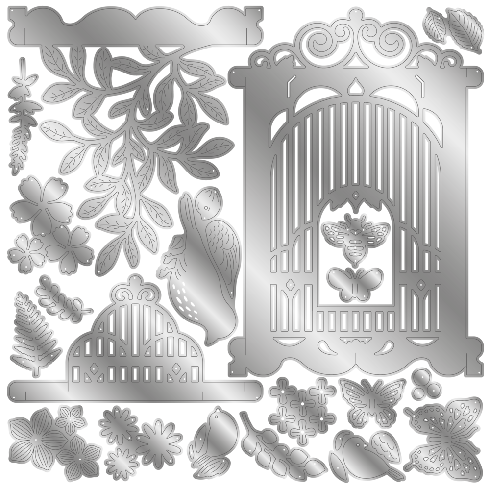 Crafter's Companion 3D Birdcage Pop-Up Card Metal Die Set (CC-MD-3DGAPAV) Crafter's Companion 3D Birdcage Pop-Up Card Metal Die Set (CC-MD-3DGAPAV)