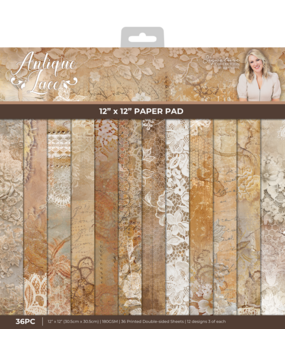 Crafter's Companion Antique Lace 12x12 Inch Paper Pad (SS-AL-PAD12)