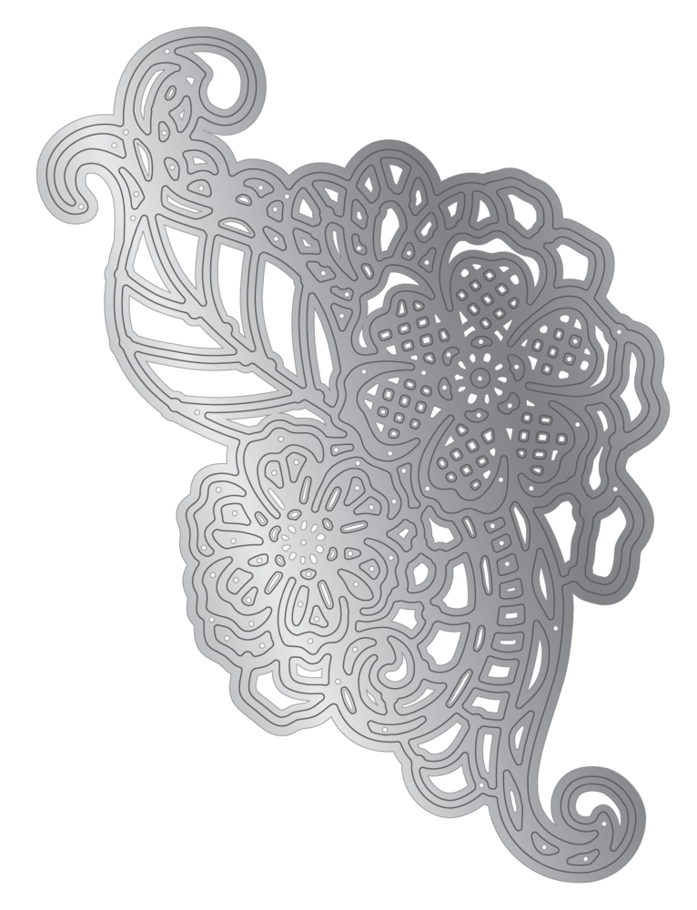 Crafter's Companion Antique Lace Metal Die Set Lace Embellishment (SS-AL-MD-LAEMB)