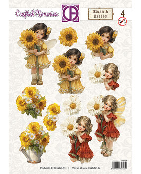 Creatief Art Blush and Kisses 04 3D Sheet Crafted Memories (CM-004)