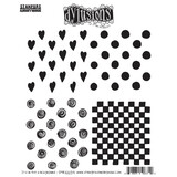 Stampers Anonymous It's in the Background Dylusions Cling Stamps (DYR10039)