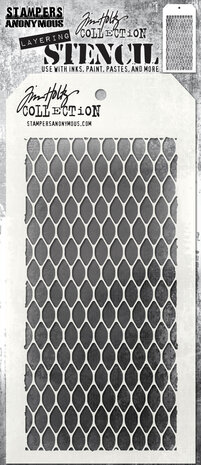 Stampers Anonymous Mesh Tim Holtz Layering Stencil (THS041)