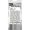 Stampers Anonymous Set #12 Tim Holtz Layering Mini Stencil (3pcs) (THMST012)