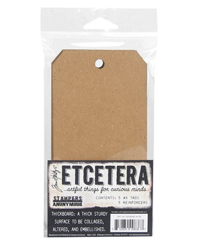 Stampers Anonymous #8 Tag Tim Holtz Etcetera Chipboard (THETC005)