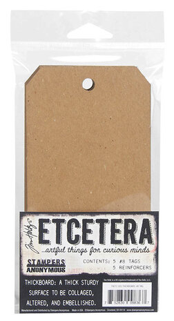 Stampers Anonymous #8 Tag Tim Holtz Etcetera Chipboard (THETC005)