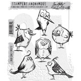 Stampers Anonymous Bird Crazy Tim Holtz Cling Stamps (CMS212)