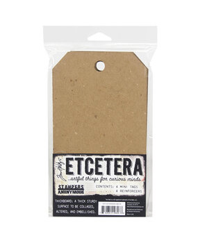 Stampers Anonymous Mini Tag Tim Holtz Etcetera Chipboard (THETC004)