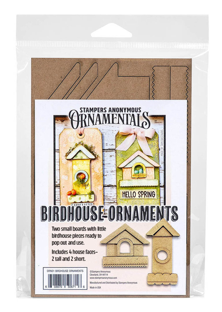 Stampers Anonymous Birdhouse Ornaments (CBORN01)