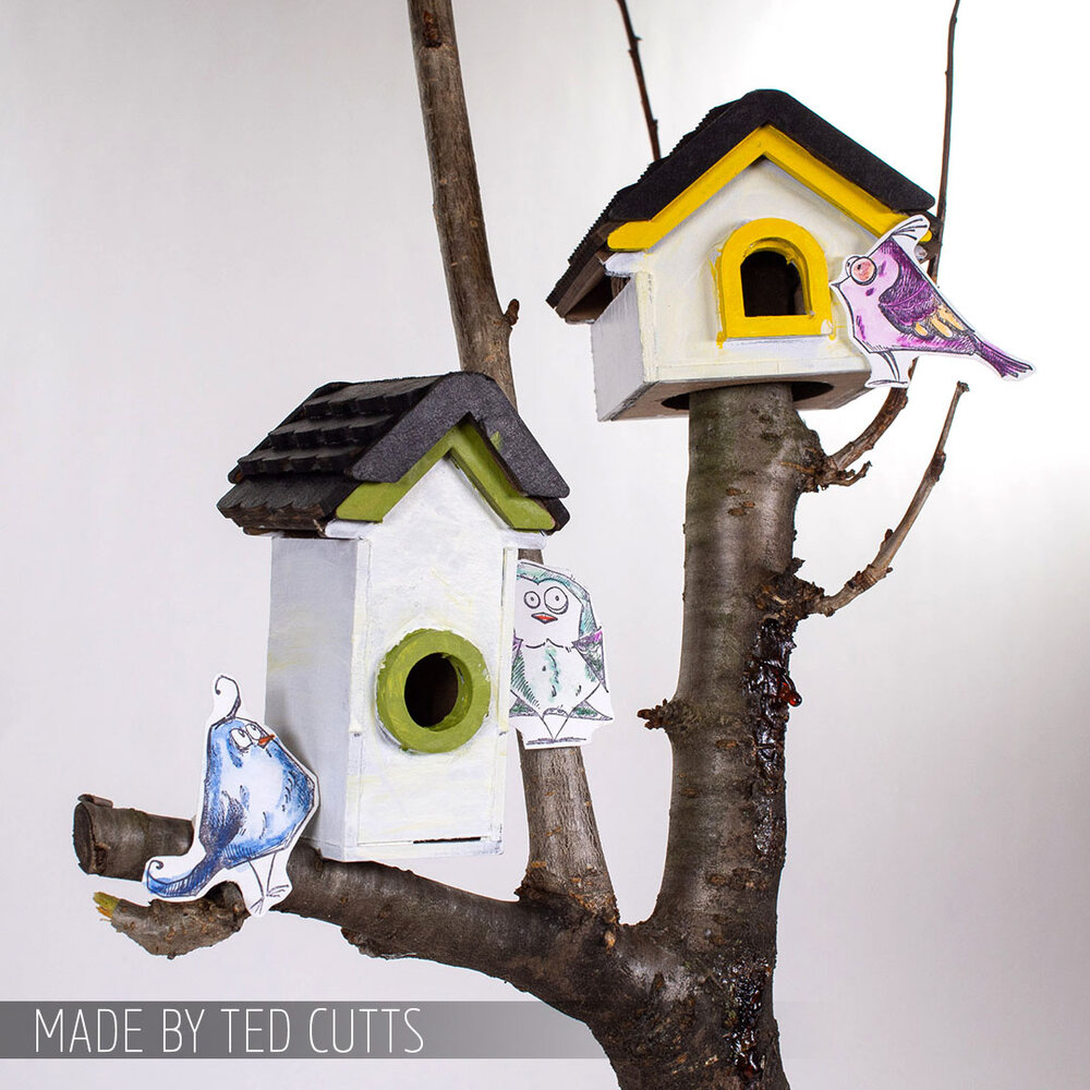Stampers Anonymous Birdhouse Ornaments (CBORN01)