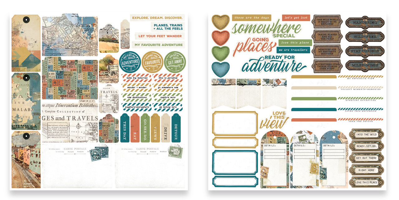 Arden Creative Studio Been There Ephemera Pack (79pcs) by Katie Pertiet (ACSEP0012) Arden Creative Studio Been There Ephemera Pack (79pcs) by Katie Pertiet (ACSEP0012)