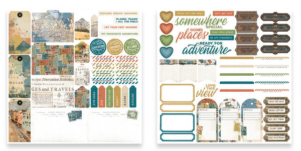 Arden Creative Studio Been There Ephemera Pack (79pcs) by Katie Pertiet (ACSEP0012) Arden Creative Studio Been There Ephemera Pack (79pcs) by Katie Pertiet (ACSEP0012)
