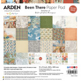 Arden Creative Studio Been There 12x12 Inch Paper Pad by Katie Pertiet (ACSPP0020)