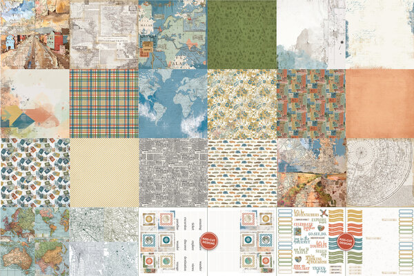 Arden Creative Studio Been There 12x12 Inch Paper Pad by Katie Pertiet (ACSPP0020) Arden Creative Studio Been There 12x12 Inch Paper Pad by Katie Pertiet (ACSPP0020)