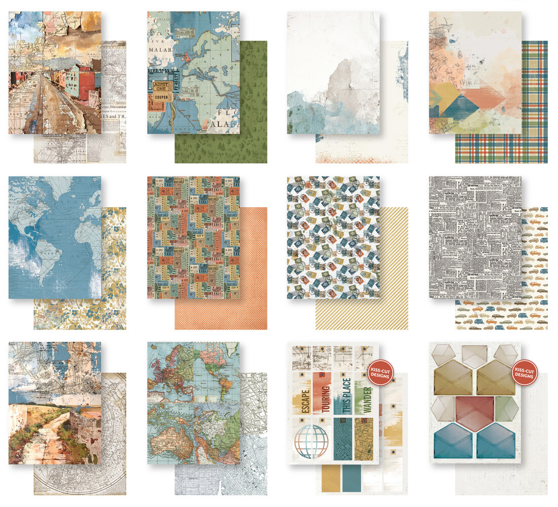 Arden Creative Studio Been There 6x8 Inch Paper Pad by Katie Pertiet (ACSPP0022)