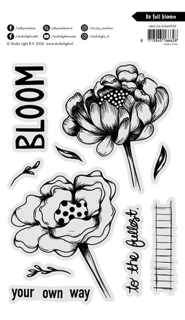Art By Marlene In Full Bloom Clear Stamps (ABM-26-STAMP939)