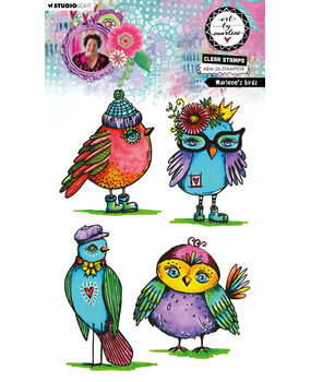 Art By Marlene Marlene's Birds Clear Stamps (ABM-26-STAMP938)
