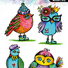 Art By Marlene Marlene's Birds Clear Stamps (ABM-26-STAMP938)
