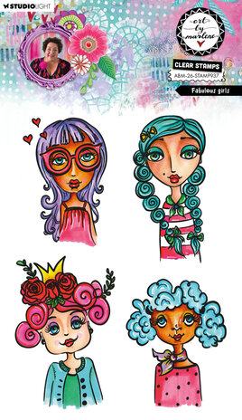 Art By Marlene Fabulous Girls Clear Stamps (ABM-26-STAMP937)