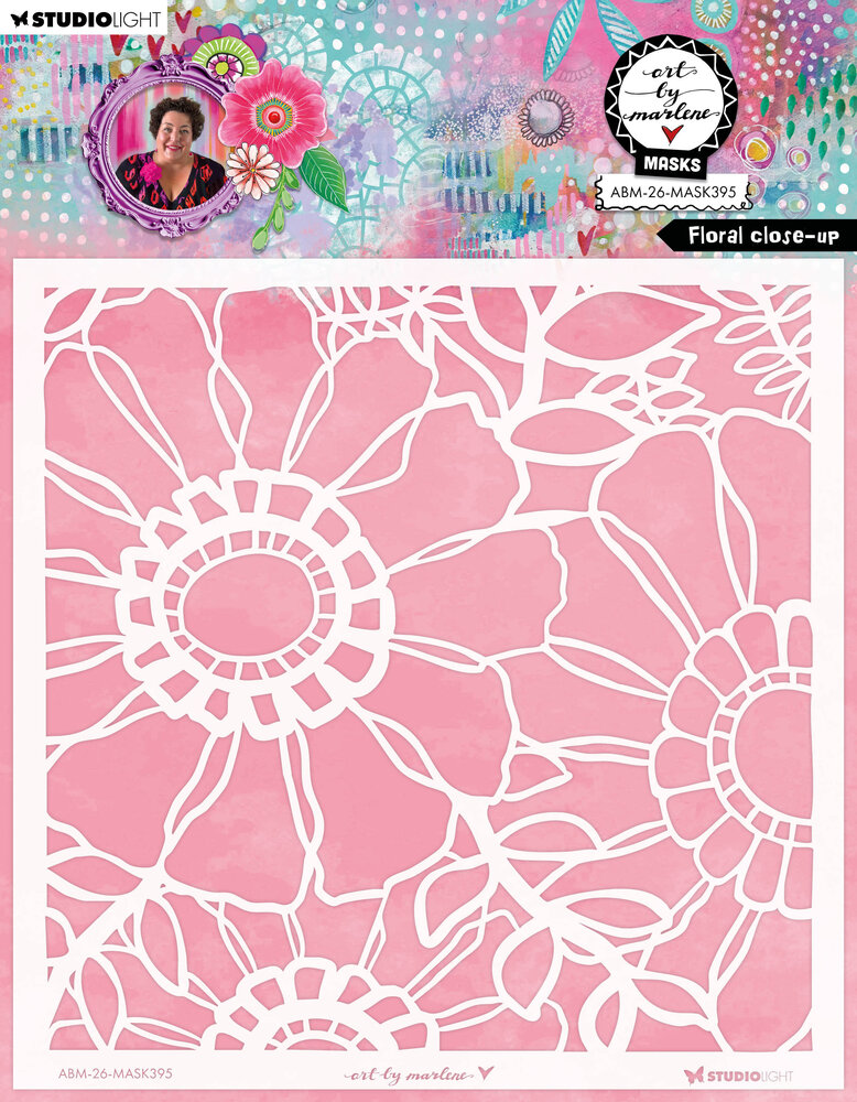 Art By Marlene Floral Close-Up Mask (ABM-26-MASK395) Art By Marlene Floral Close-Up Mask (ABM-26-MASK395)