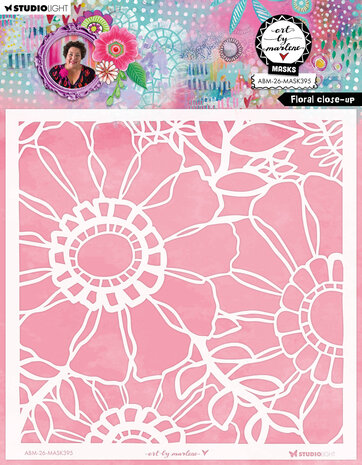 Art By Marlene Floral Close-Up Mask (ABM-26-MASK395) Art By Marlene Floral Close-Up Mask (ABM-26-MASK395)