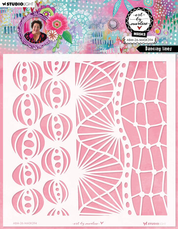 Art By Marlene Dancing Lines Mask (ABM-26-MASK394)