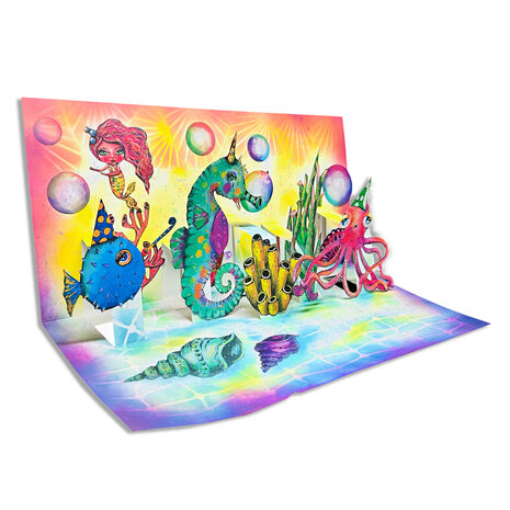 Art By Marlene Dancing Lines Mask (ABM-26-MASK394)