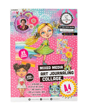 Art By Marlene Cut and Paste Block A4 Color-Happy (ABM-26-CPP453)