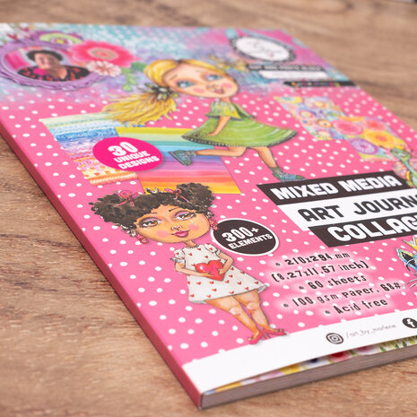 Art By Marlene Cut and Paste Block A4 Color-Happy (ABM-26-CPP453) Art By Marlene Cut and Paste Block A4 Color-Happy (ABM-26-CPP453)