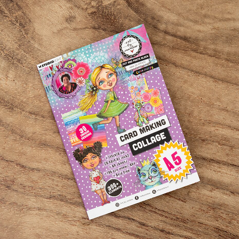 Art By Marlene Cut and Paste Block A5 Color-Happy (ABM-26-CPP452) Art By Marlene Cut and Paste Block A5 Color-Happy (ABM-26-CPP452)