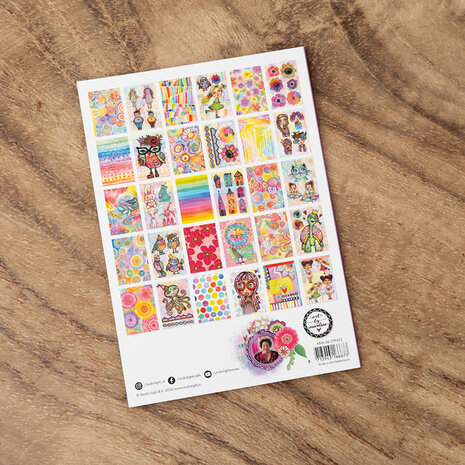 Art By Marlene Cut and Paste Block A5 Color-Happy (ABM-26-CPP452) Art By Marlene Cut and Paste Block A5 Color-Happy (ABM-26-CPP452)