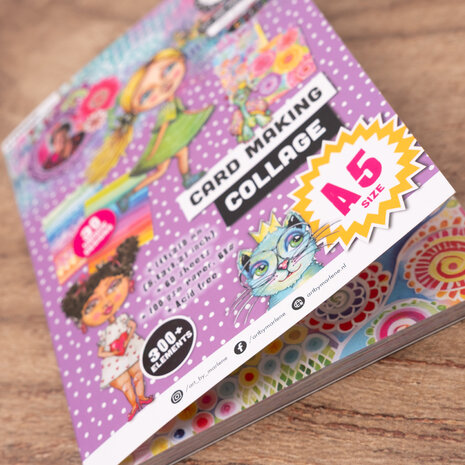 Art By Marlene Cut and Paste Block A5 Color-Happy (ABM-26-CPP452) Art By Marlene Cut and Paste Block A5 Color-Happy (ABM-26-CPP452)