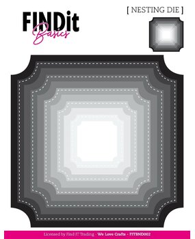 Find It Nesting Dies Cut Corner Squares (FITBND002)