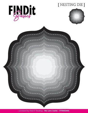 Find It Nesting Dies Ornate Frame (FITBND006)