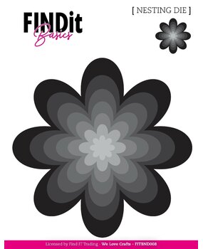 Find It Nesting Dies Petal Flower (FITBND008)